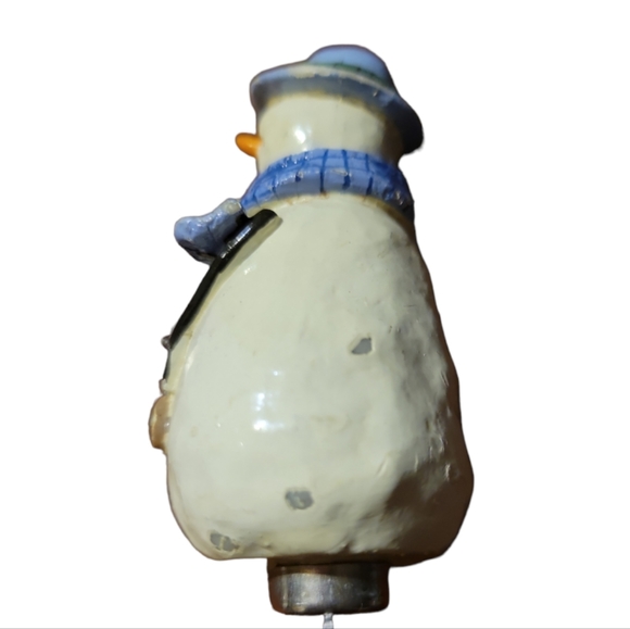 St. Nicholas Square BUTTON UP Spreader Snowman Family Christmas. Stainless Steel - Picture 6 of 6